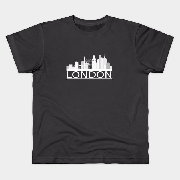 London Skyline Kids T-Shirt by FelippaFelder